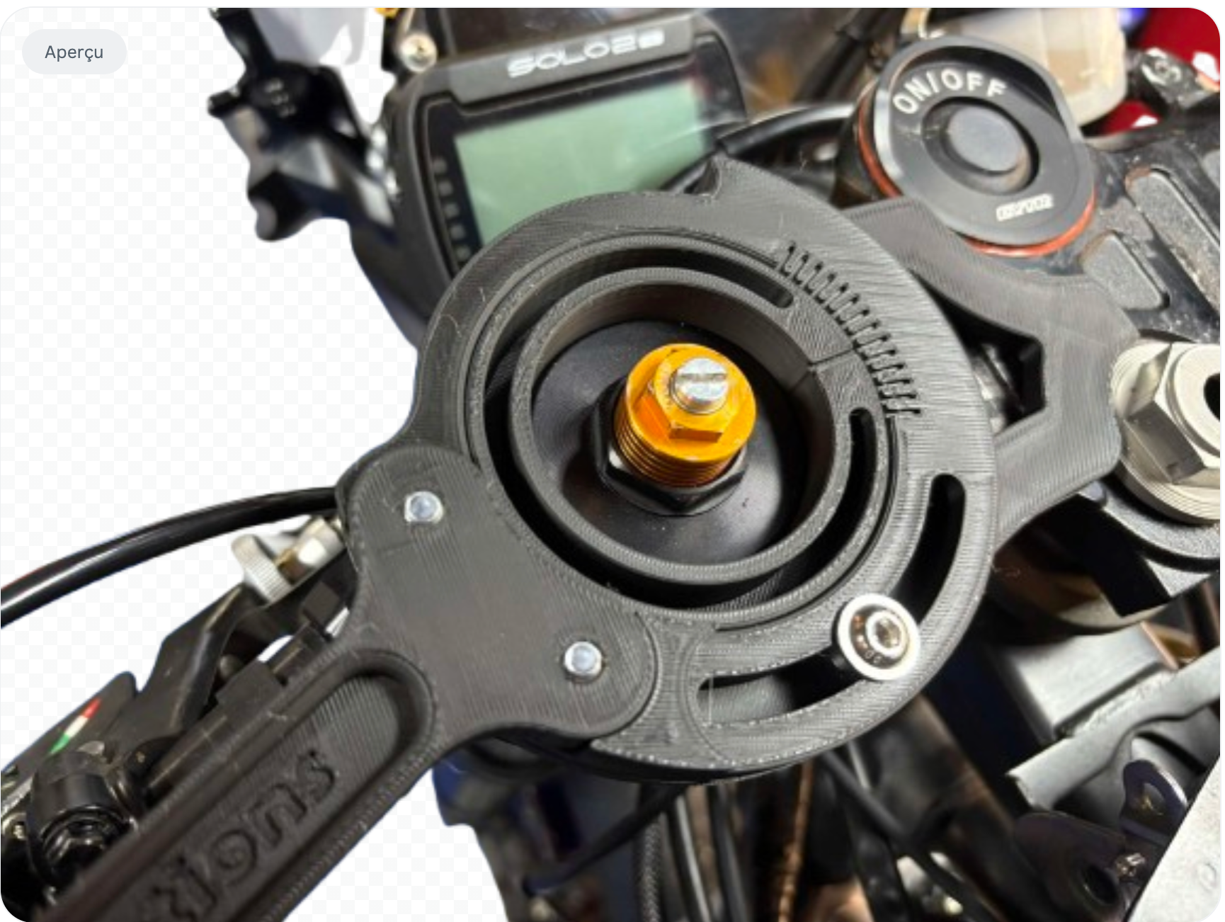 Outils de réglages de guidons Yamaha r7 2022+