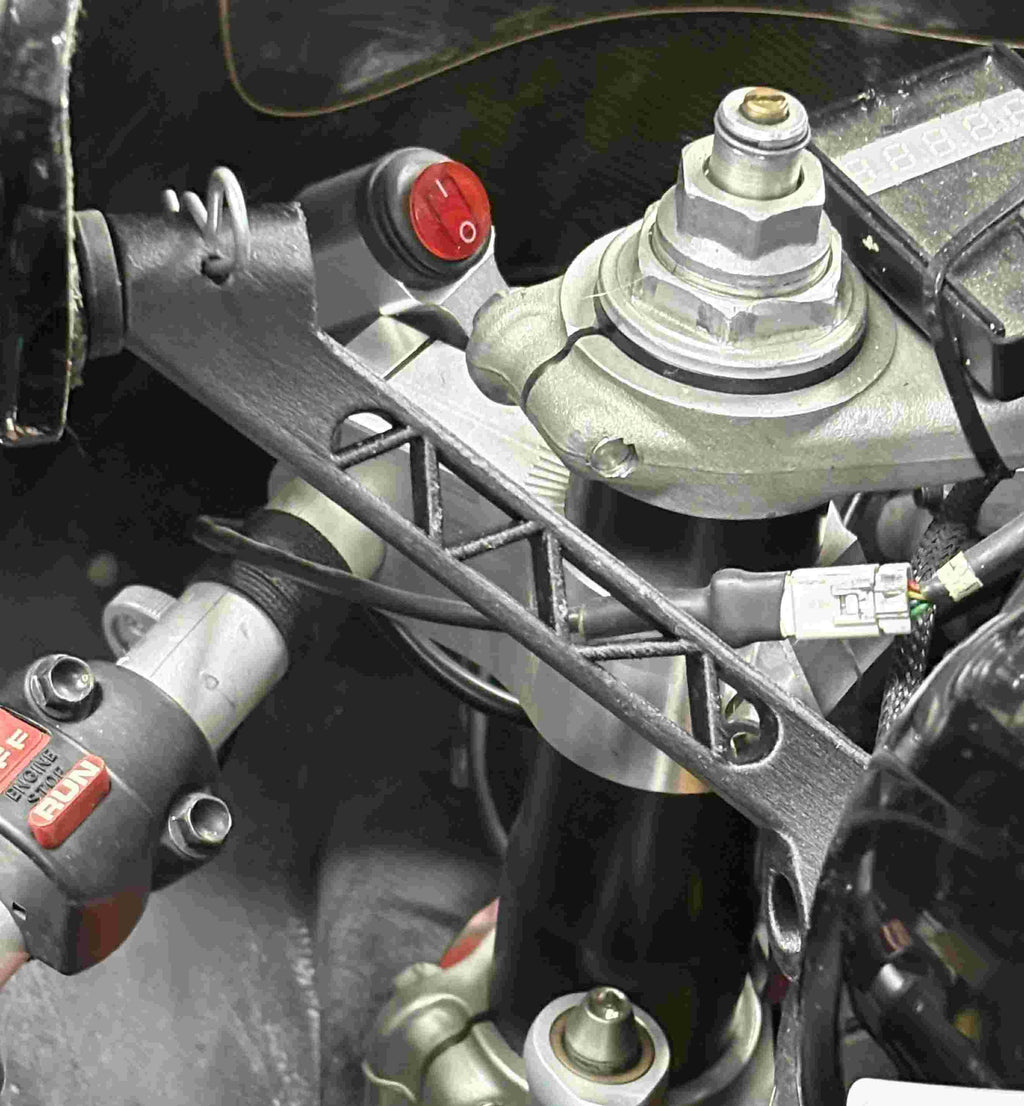 Support de carénage supérieur Honda rs 125 Nx4 1996-2003