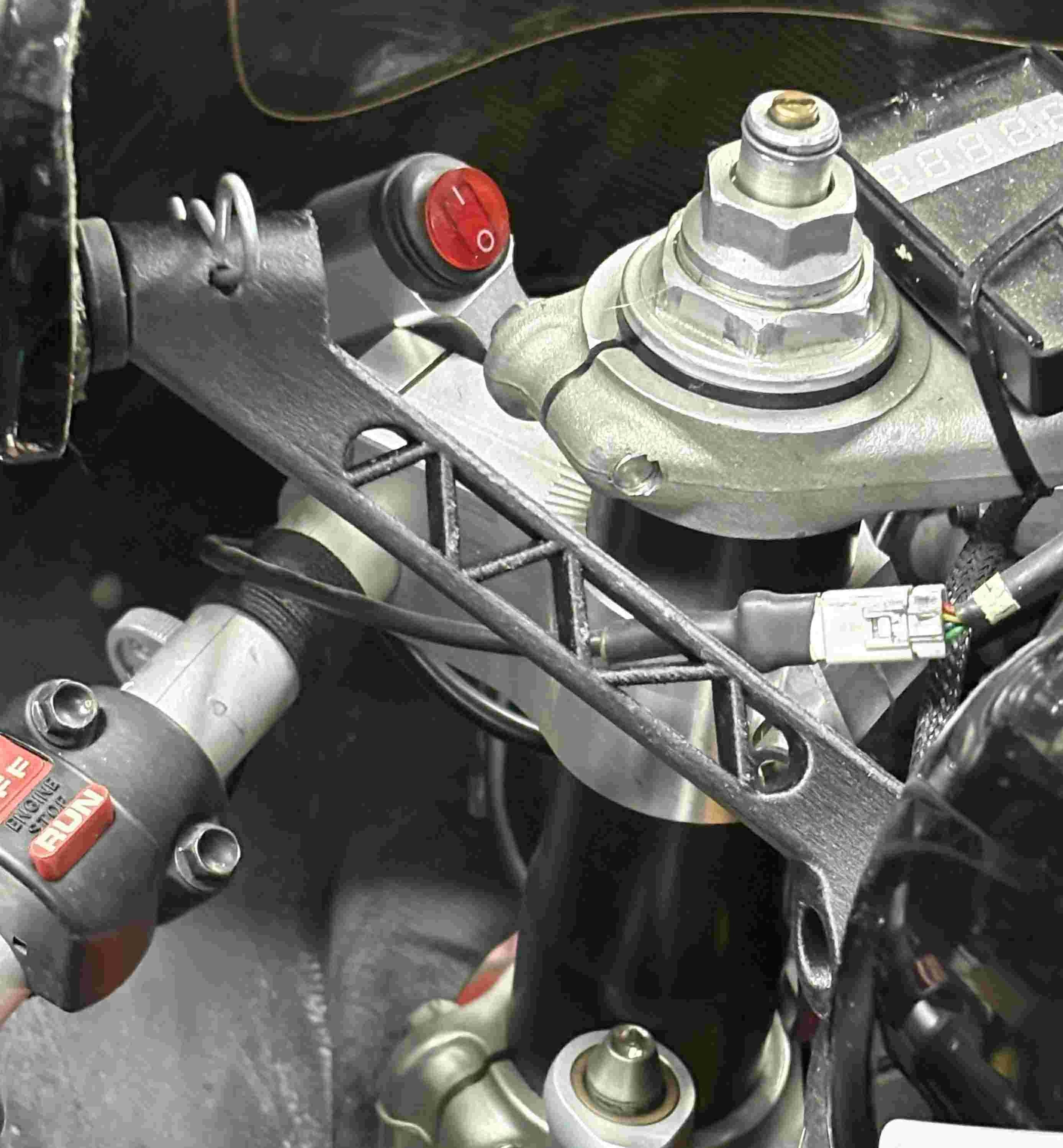 Support de carénage supérieur Honda rs 125 Nx4 1996-2003