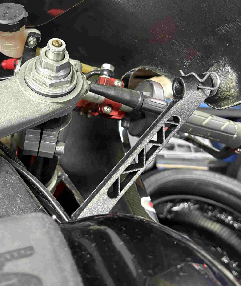 Support de carénage supérieur Honda rs 125 Nx4 1996-2003
