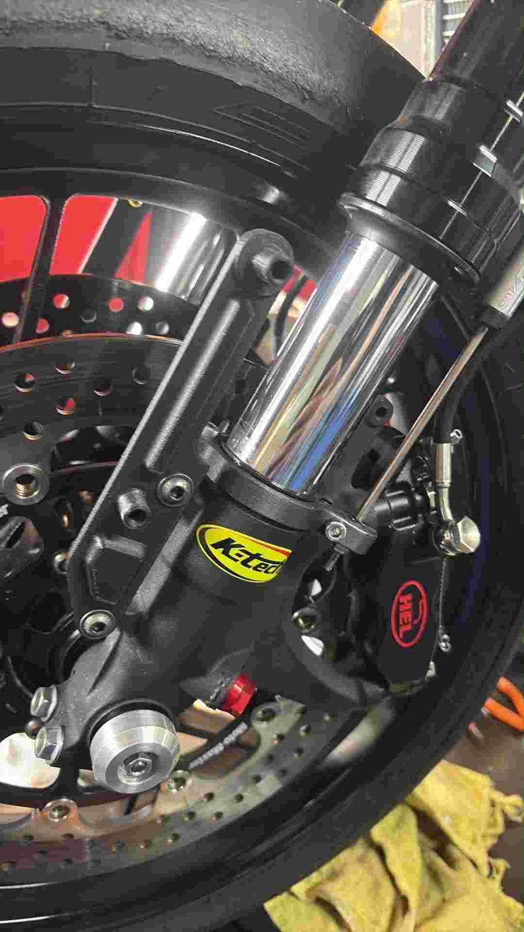 Supports d'adaptation de garde-boue BMW S1000RR sur CBR600RR