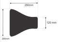 Mousse de selle néoprène type 13