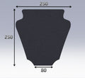 Mousse de selle néoprène type 19