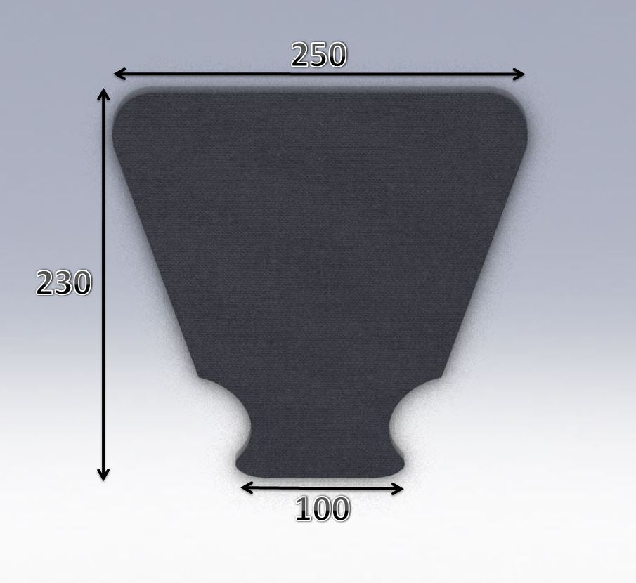 Mousse de selle néoprène type 22