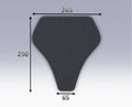 Mousse de selle néoprène type 23