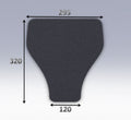 Mousse de selle néoprène type 24