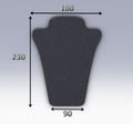 Mousse de selle néoprène type 25