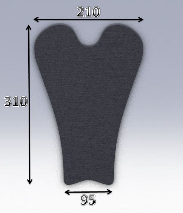 Mousse de selle néoprène type 35