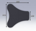 Mousse de selle néoprène type 36