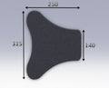 Mousse de selle néoprène type 37
