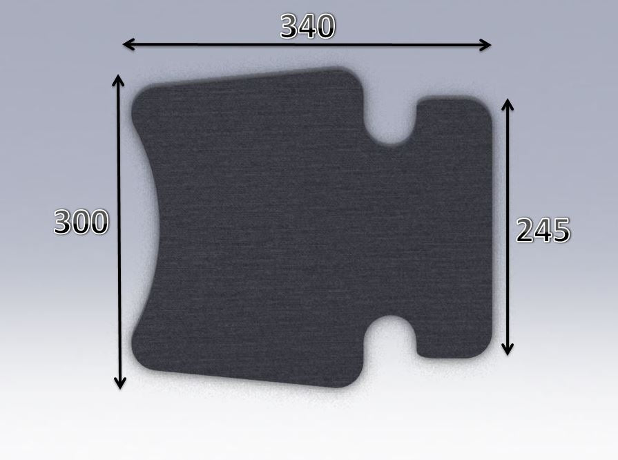 Mousse de selle néoprène type 38