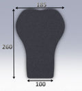 Mousse de selle néoprène type 47