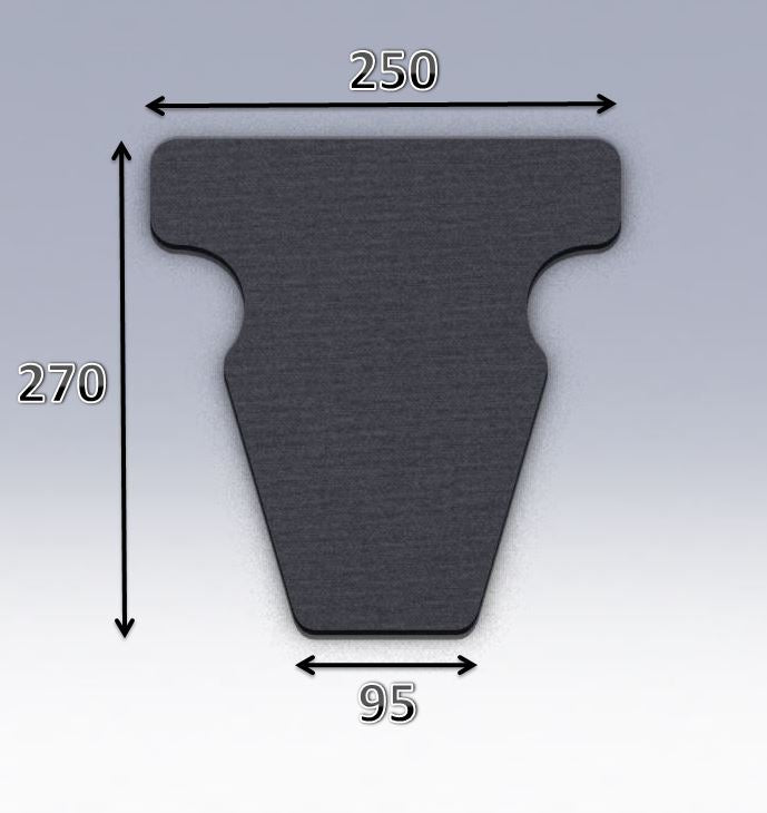 Mousse de selle néoprène type 49