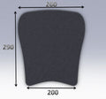 Mousse de selle néoprène type 50