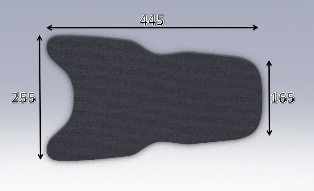 Mousse de selle néoprène type 52