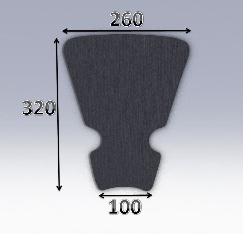 Mousse de selle néoprène type 58