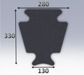 Mousse de selle néoprène type 62