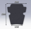 Mousse de selle néoprène type 63