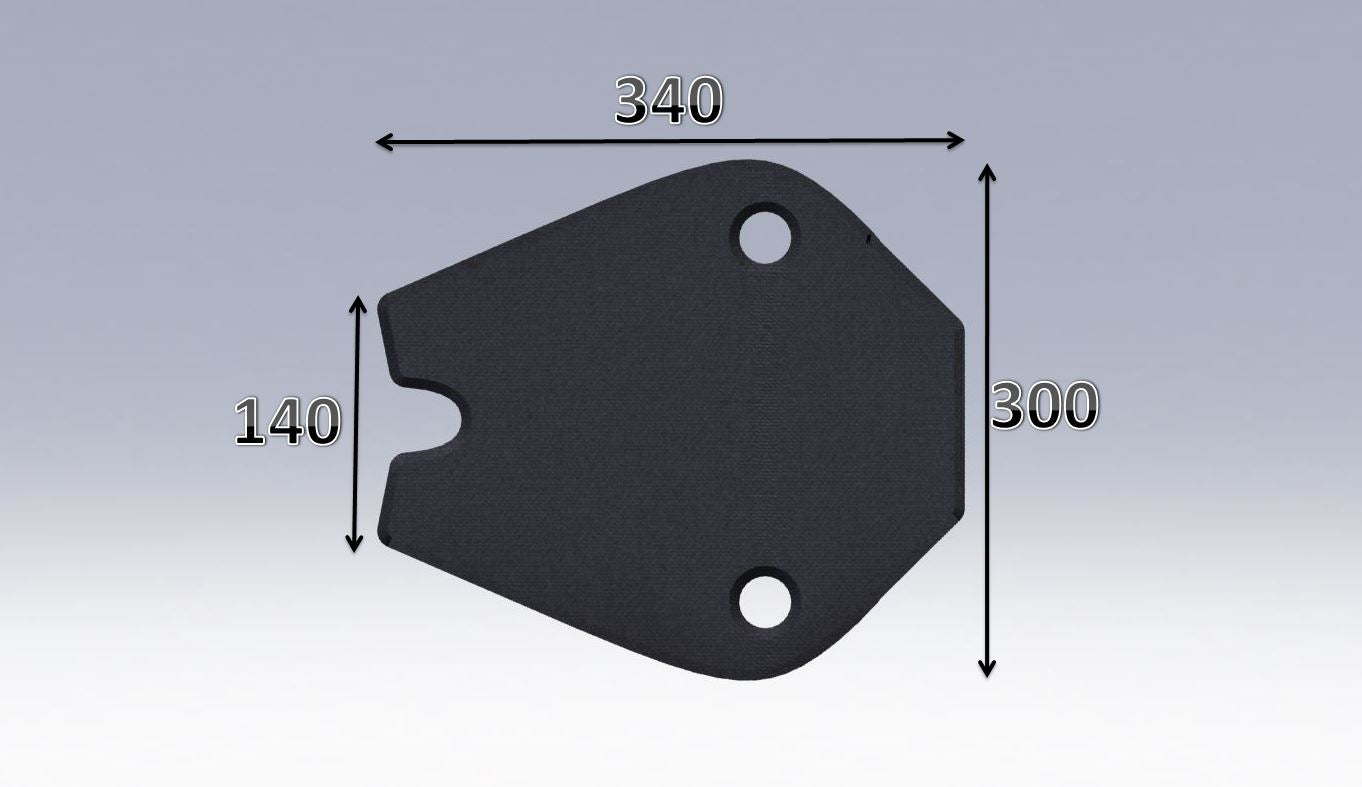 Mousse de selle néoprène type 65