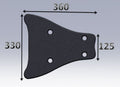 Mousse de selle néoprène type 66