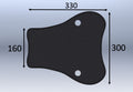 Mousse de selle néoprène type 69