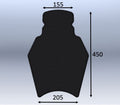 Mousse de selle néoprène type 70