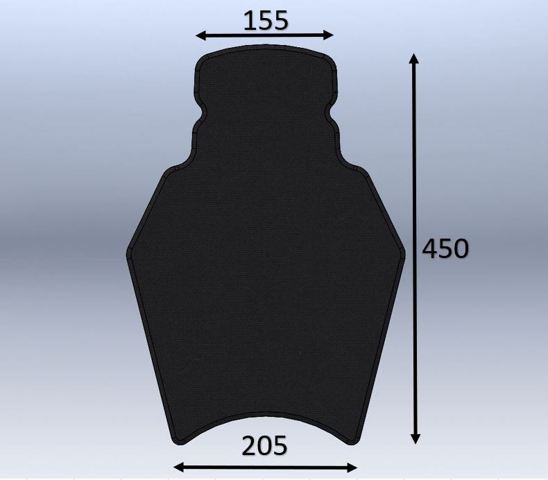 Mousse de selle néoprène type 70