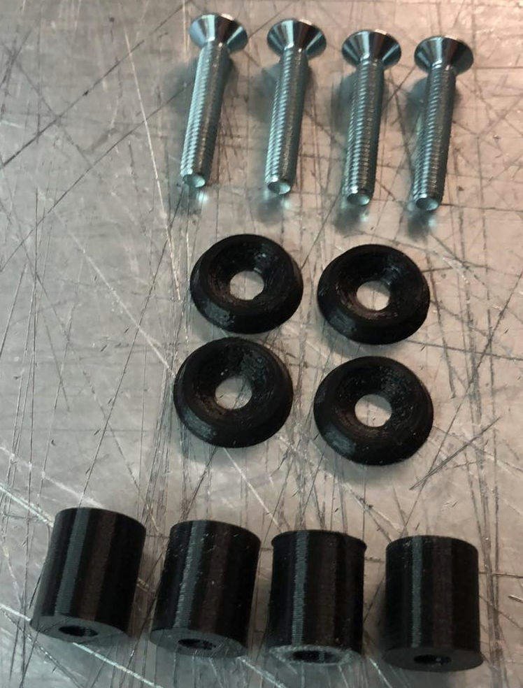 Garde boue avant Honda NX4 type Moto2 Aéro
