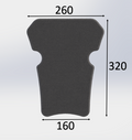 Mousse de selle néoprène type 71