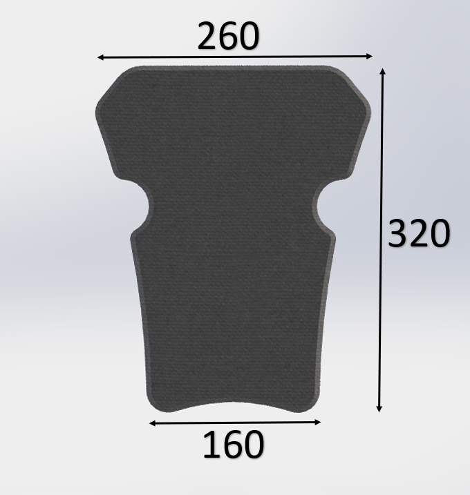 Mousse de selle néoprène type 71