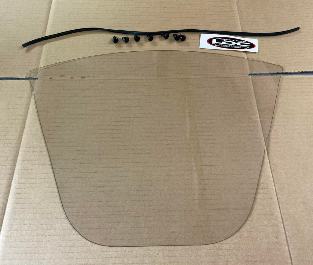 Plexi , bulle plate en Lexan Honda rs 125 NX4