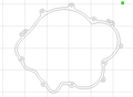 Joint de carter d'embrayage KTM FRR125