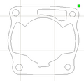 Joint d'embase de cylindre Yamaha YZ85
